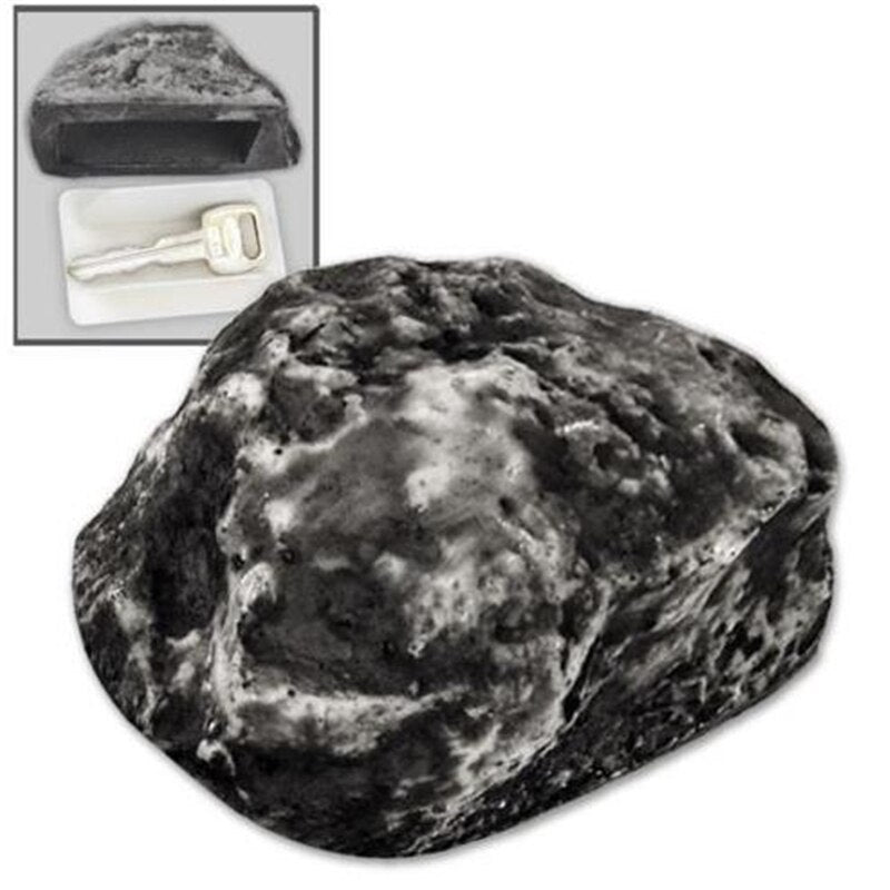 Spare Garden Key Box Rock Hidden Hide In Stone