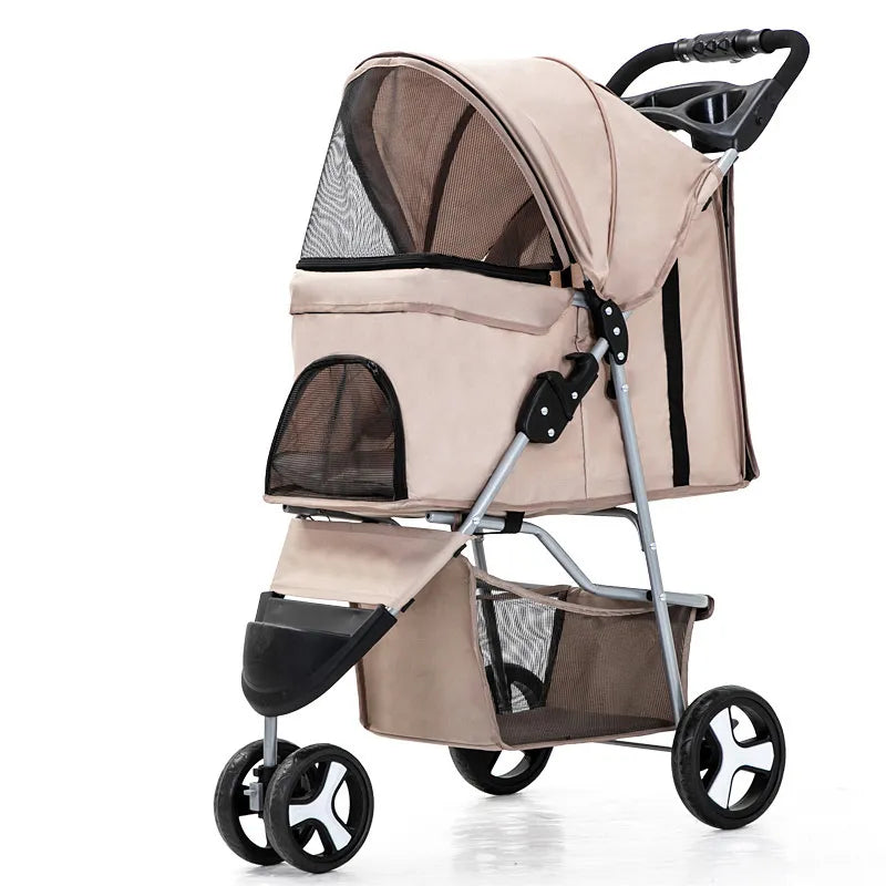 Pet Stroller Carrier for Dogs Detachable