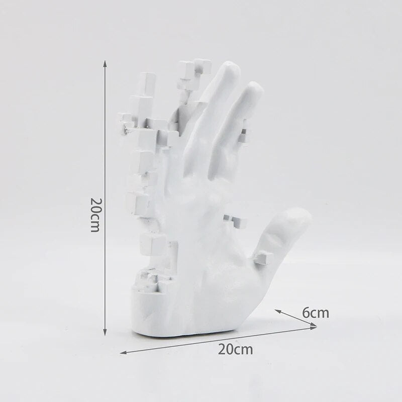 Modern Mosaic Sculpture Hand Model