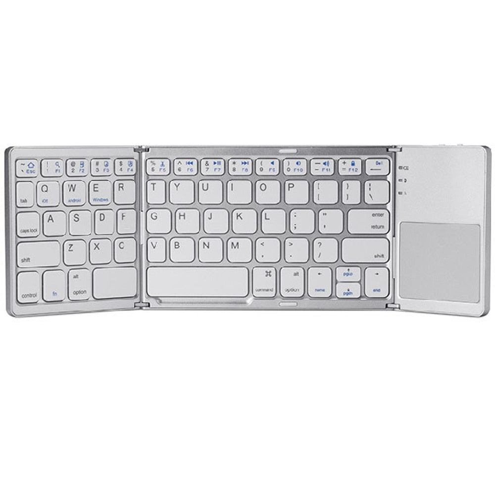 New Portable Mini Three Folding Bluetooth Wireless Keyboard