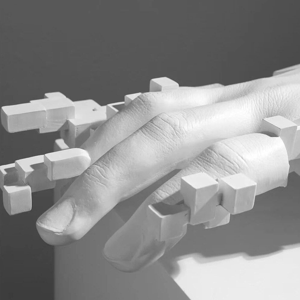 Modern Mosaic Sculpture Hand Model