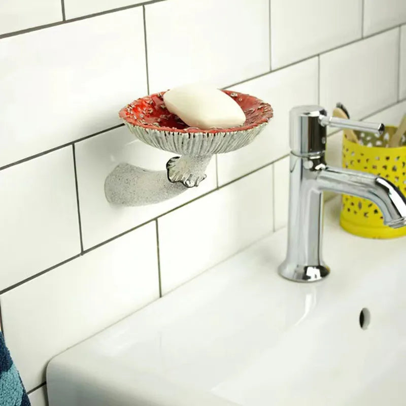 Mushroom Hanging Shelf Resin Wall Floating
