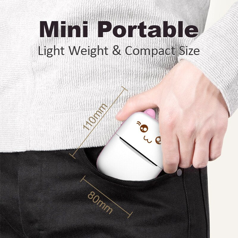 pocket photo bluetooth thermal printer - 8