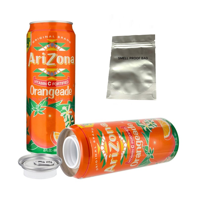 Green tea stash can