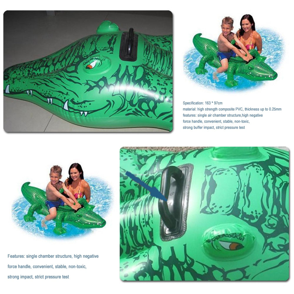 Inflatable Swimming Pool Water Toy Crocodile