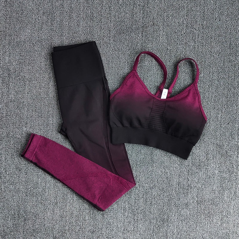 seamless fitness set - 3
