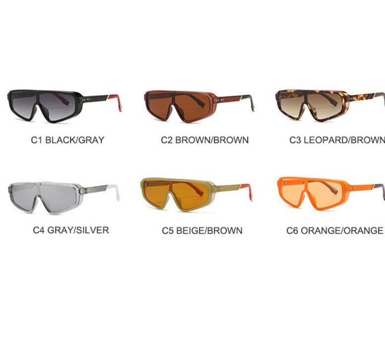 Vintage Punk Square Sunglasses