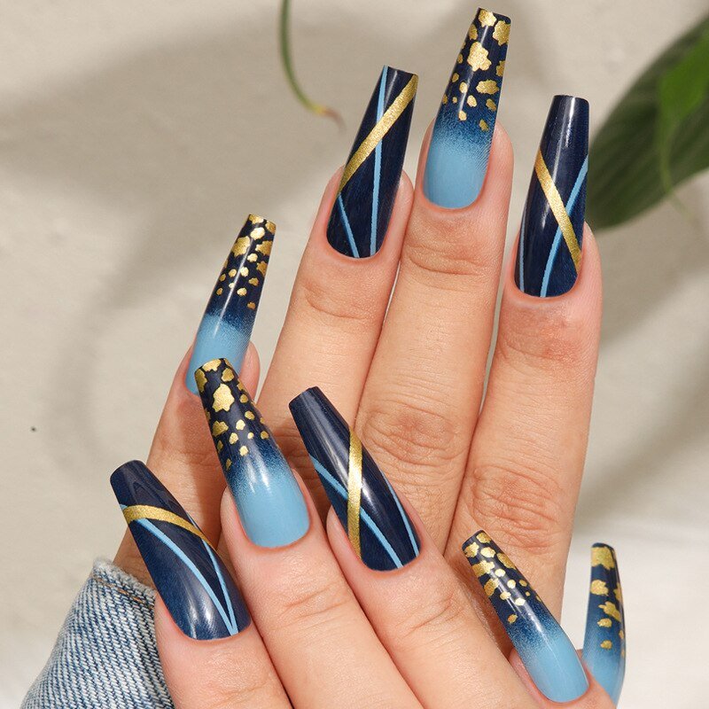 24pcs press on nails - 7