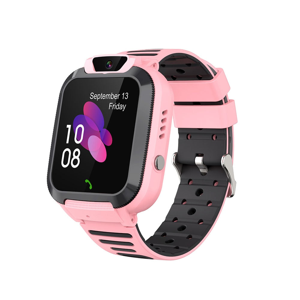 Kids Smart Watch SOS Call LBS Tracker Location Sim Card Kid Watch Camera Voice Chat IP68 Waterproof Smartwatch For Children