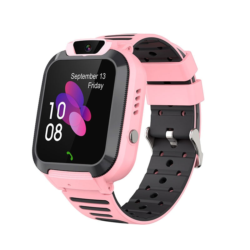 Kids Smart Watch SOS Call LBS Tracker Location Sim Card Kid Watch Camera Voice Chat IP68 Waterproof Smartwatch For Children