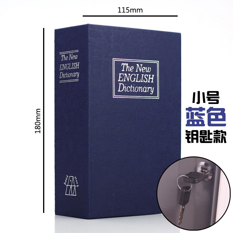 Dictionary Mini Book Safe Security Key Locker Money Hidden Secret Safe Key Safe Box Cash Money Coin Storage Jewellery Lock Box