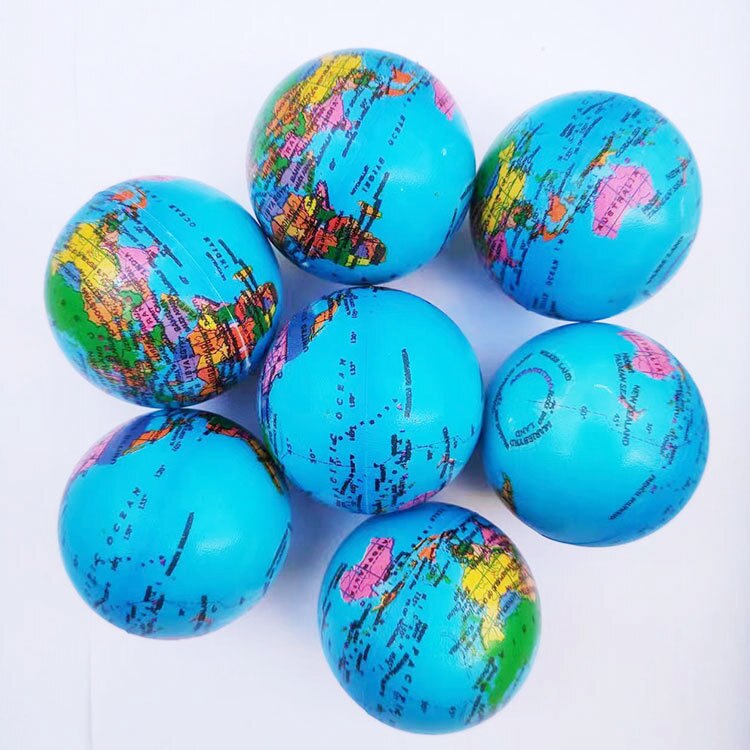 Smile face foam ball squeeze stress ball relief toy hand wrist exercise balls - 1