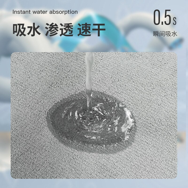 Shower Entrance Mat Instant Water Absorption