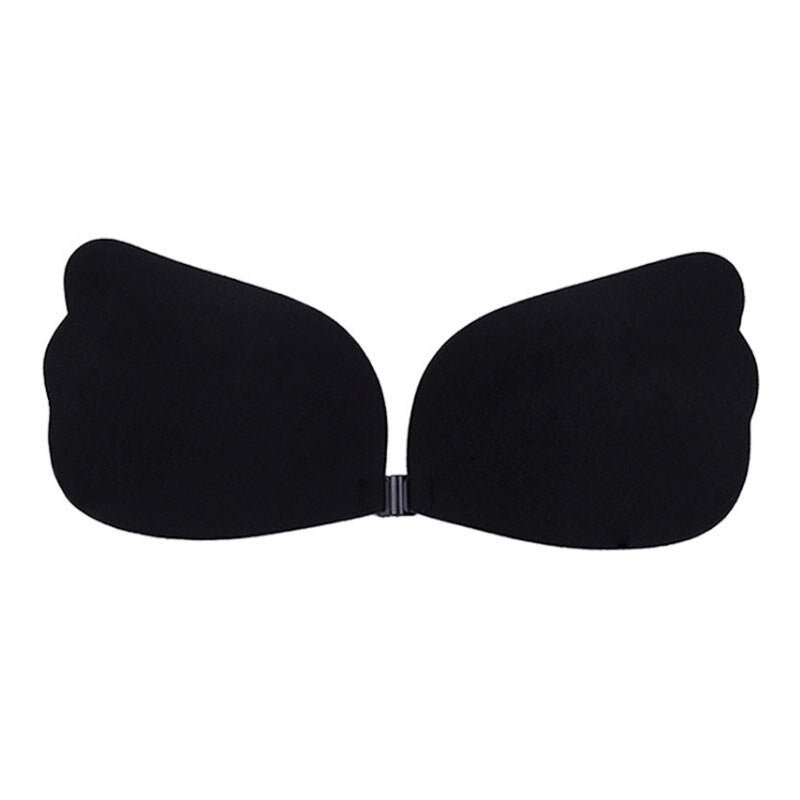Sticky Silicone Invisible Bra Push Up Drawstring Adhesive Strapless Solid Bras Backless Front Closure Sexy Women Underwear