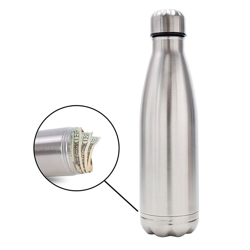 secret money box water bottle - 1