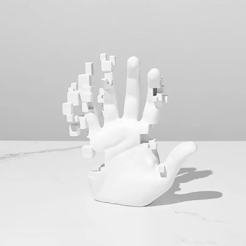 Modern Mosaic Sculpture Hand Model