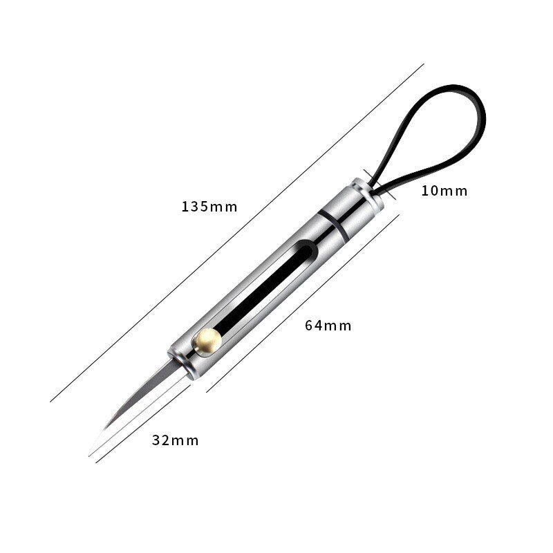 Steel Knife Keychain Self-Defense