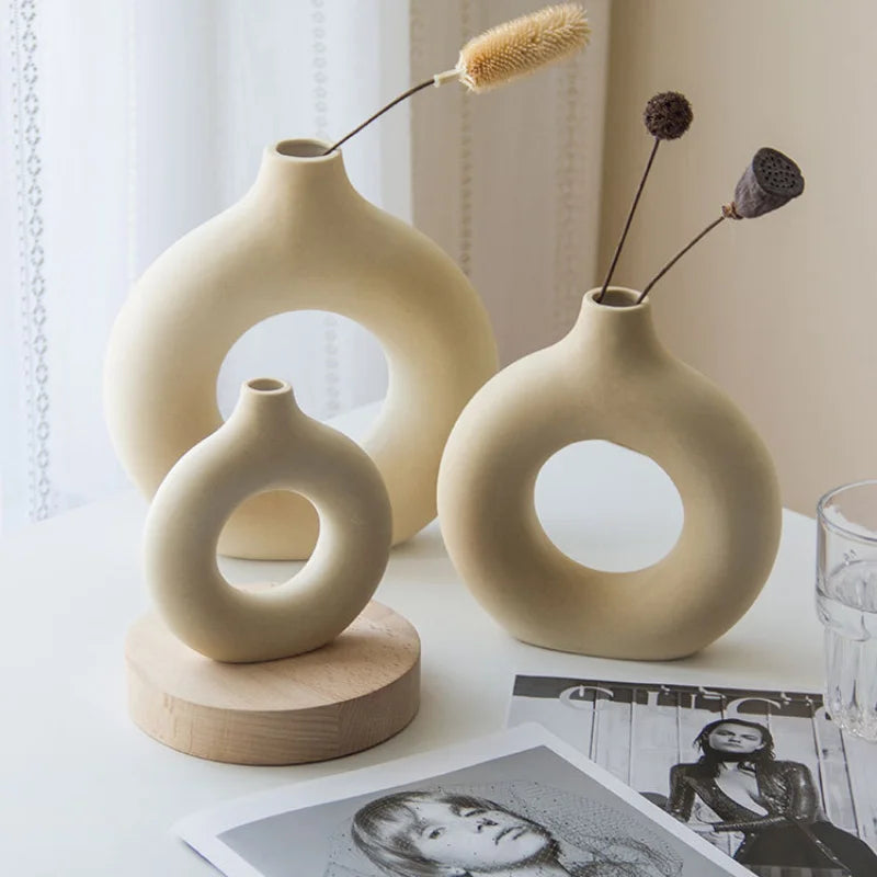 Ceramic home vase