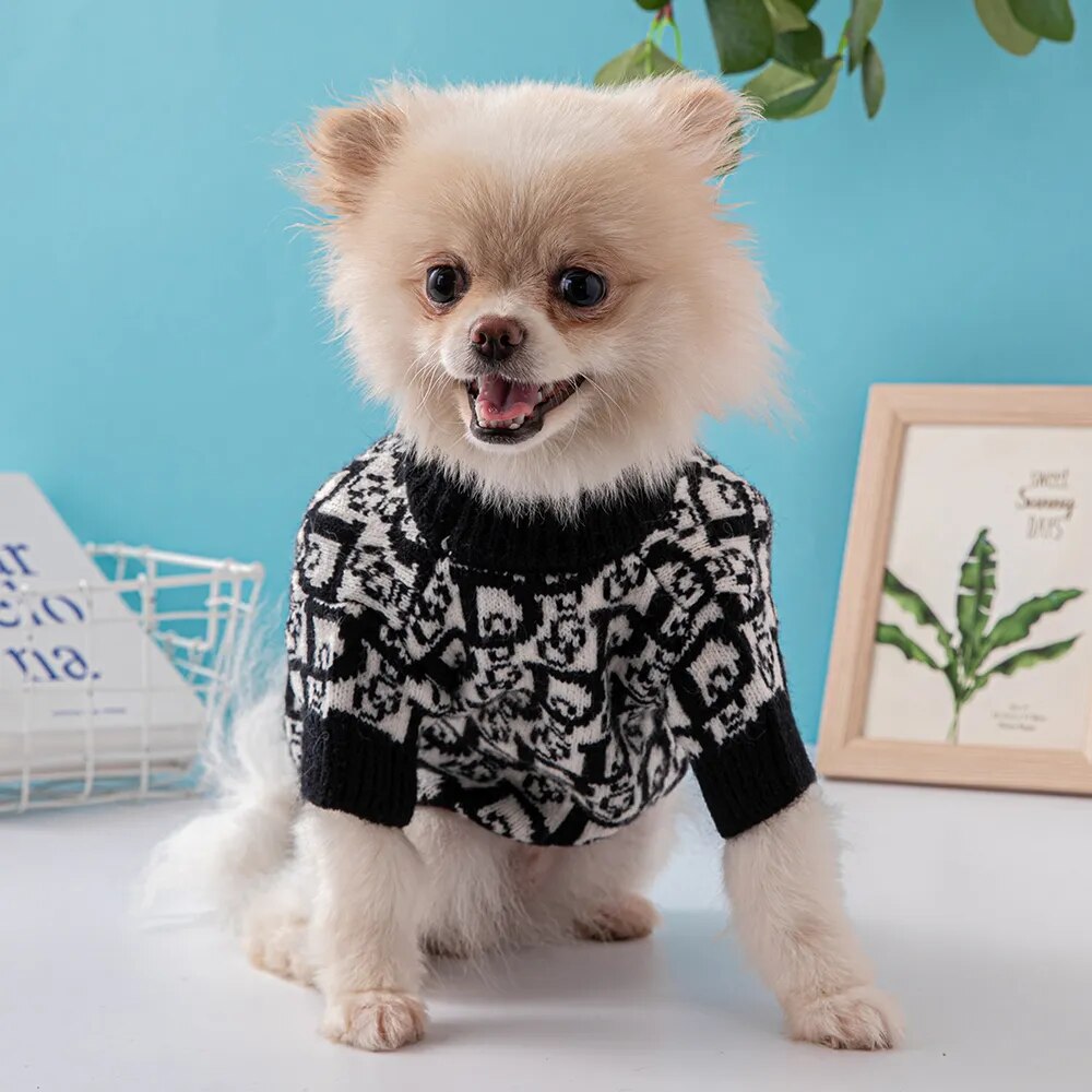 Autumn and Winter Dog Sweater Fashion New Soft