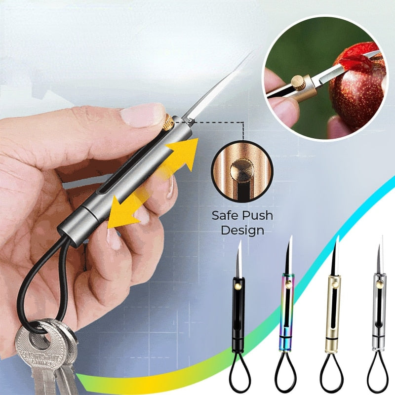 Steel Knife Keychain Self-Defense