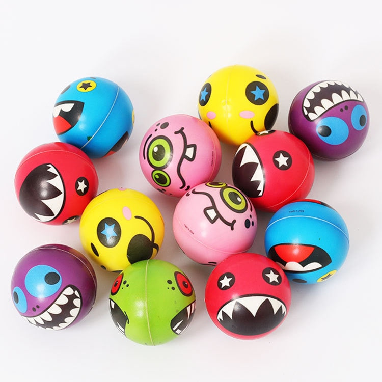 Smile face foam ball squeeze stress ball relief toy hand wrist exercise balls - 10