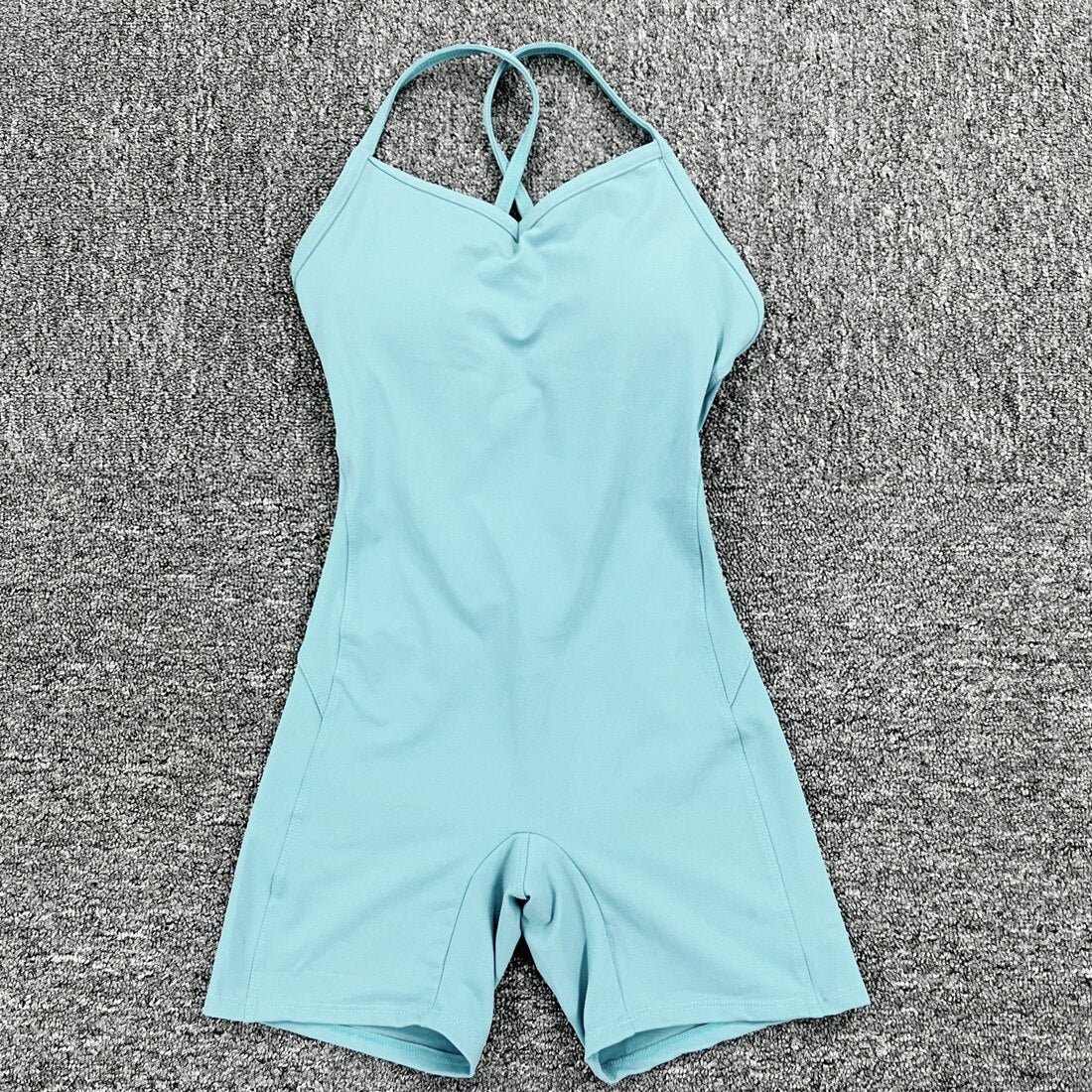 Fitness Bodysuit Backless One Piece