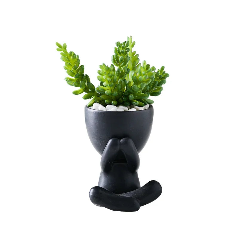 Succulent Plant Pot Simple Art