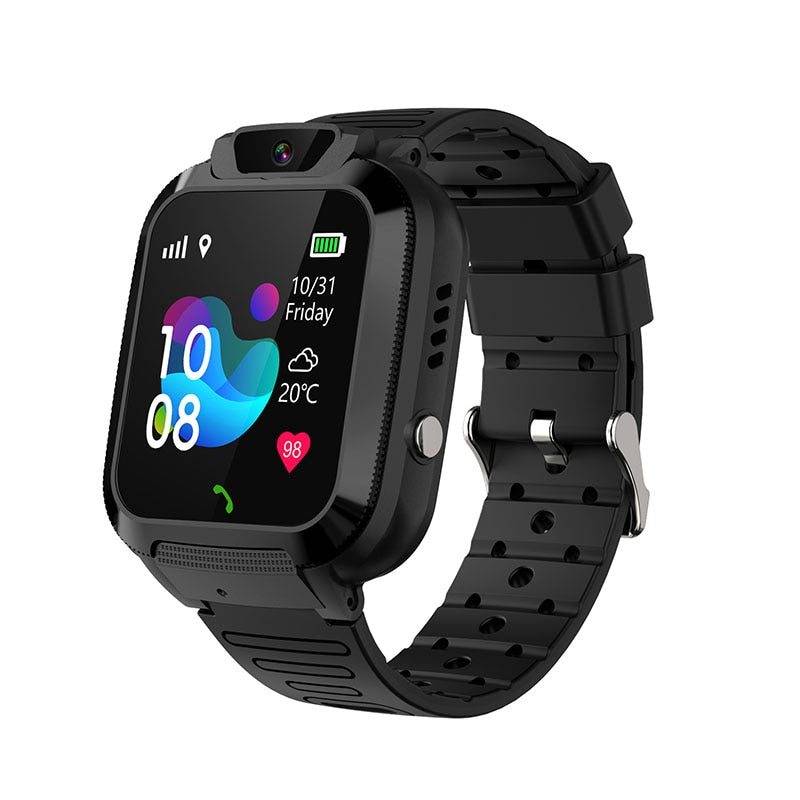Kids Smart Watch SOS Call LBS Tracker Location Sim Card Kid Watch Camera Voice Chat IP68 Waterproof Smartwatch For Children