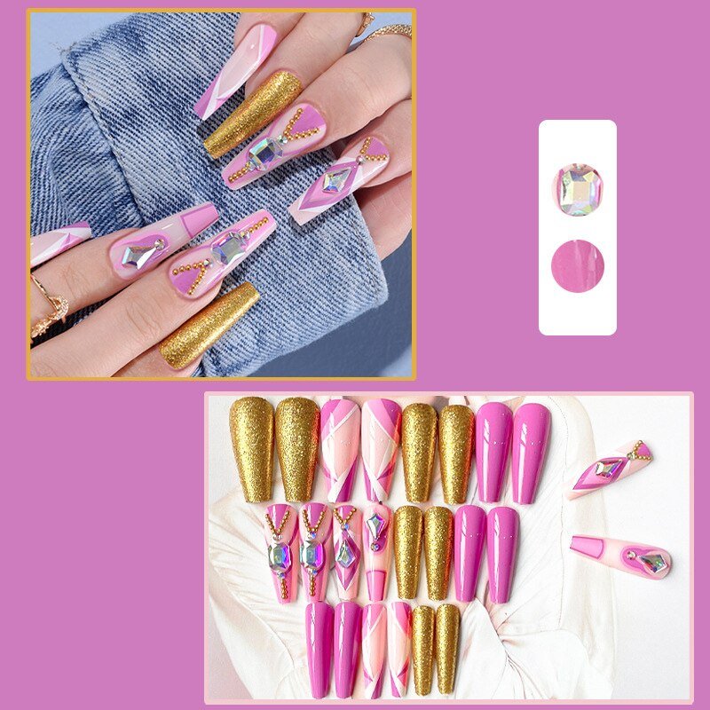 Stylish 24pcs Press on Nails