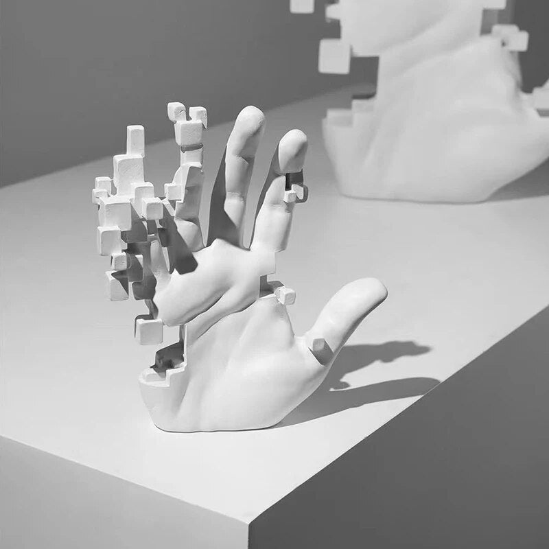 Modern Mosaic Sculpture Hand Model
