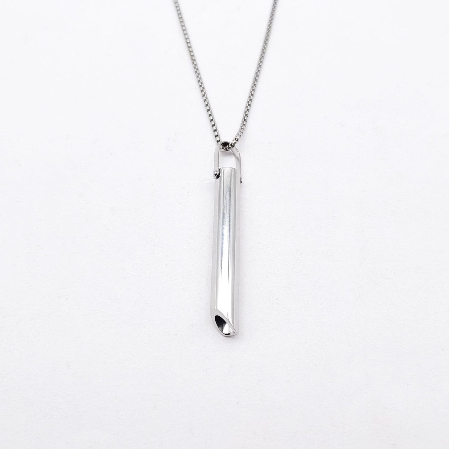 Titanium Steel Shift Breath Necklace to relieve Anxiety