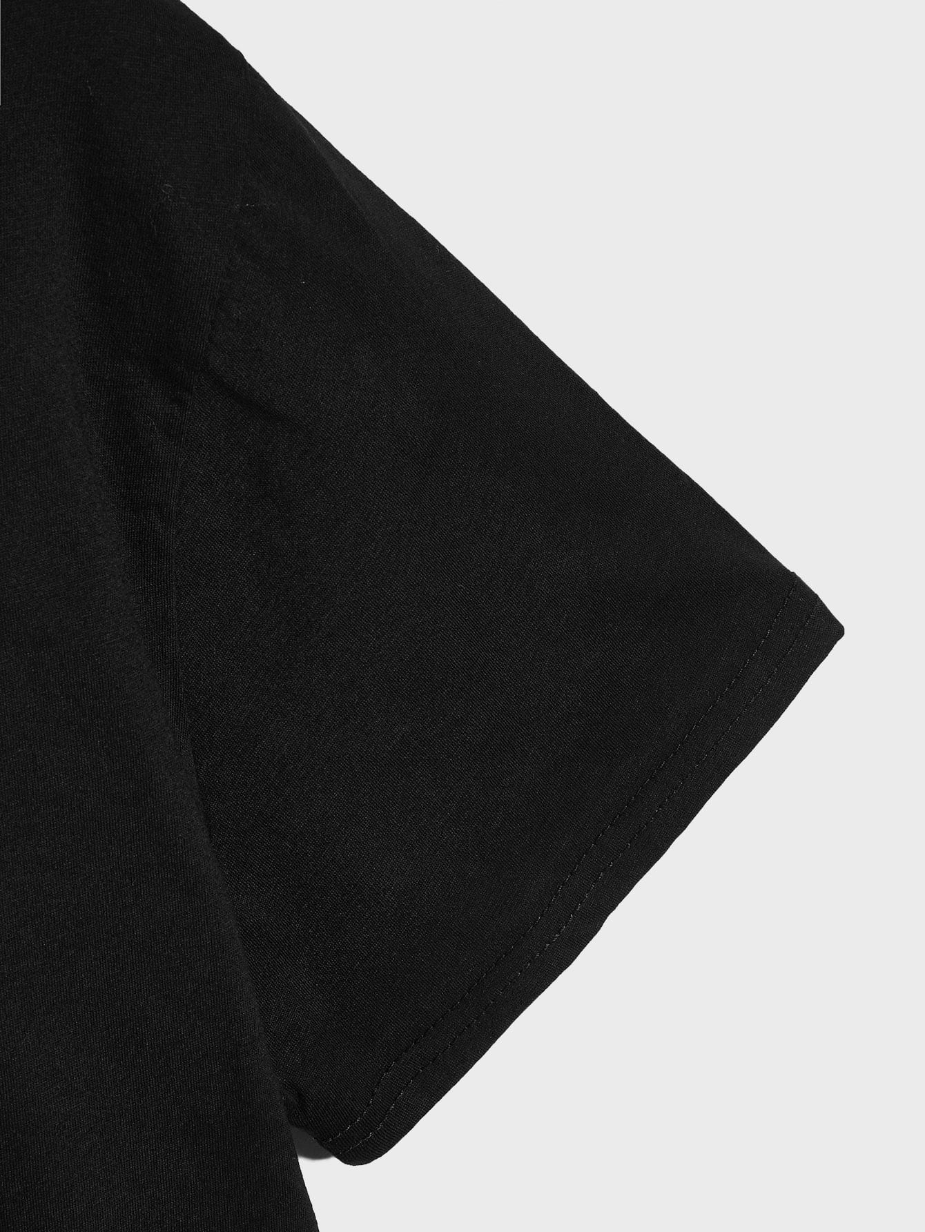 Men Slogan Graphic Tee