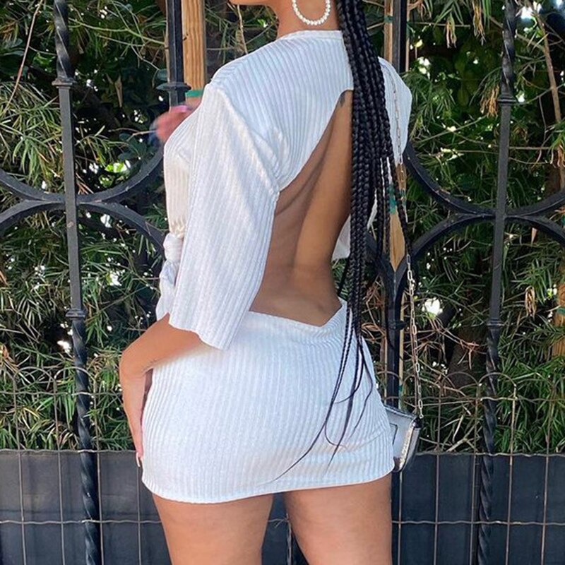 pillar white dress - 2