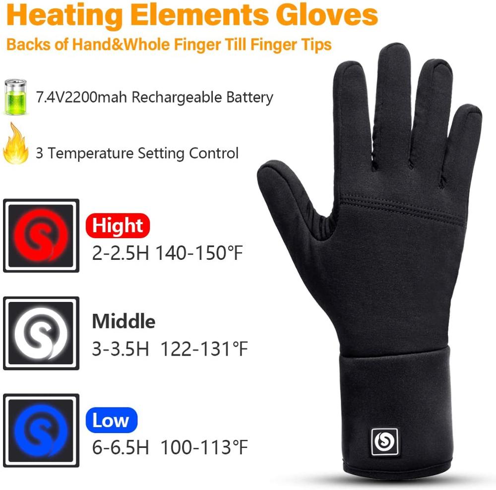 Savior Heat Liner Heated Gloves Winter