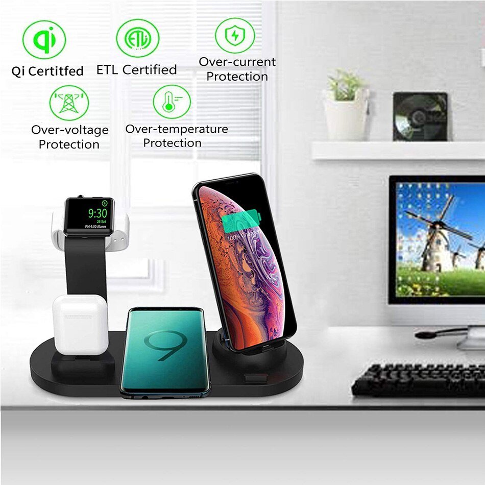 apple wireless charging station 3 in 1 - 4