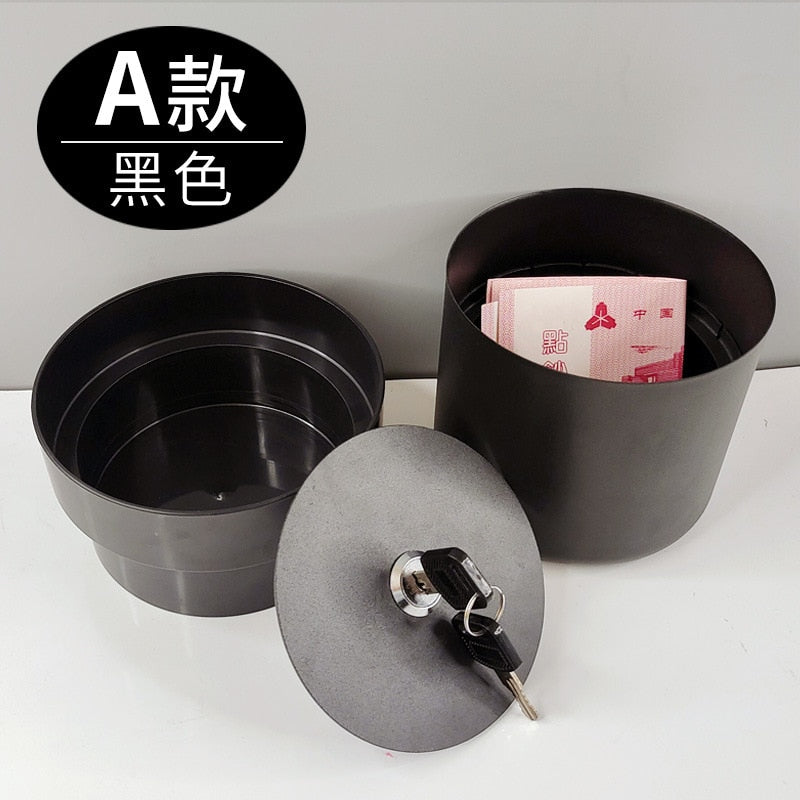 Hidden Safe Flower Pot Money Storage Box